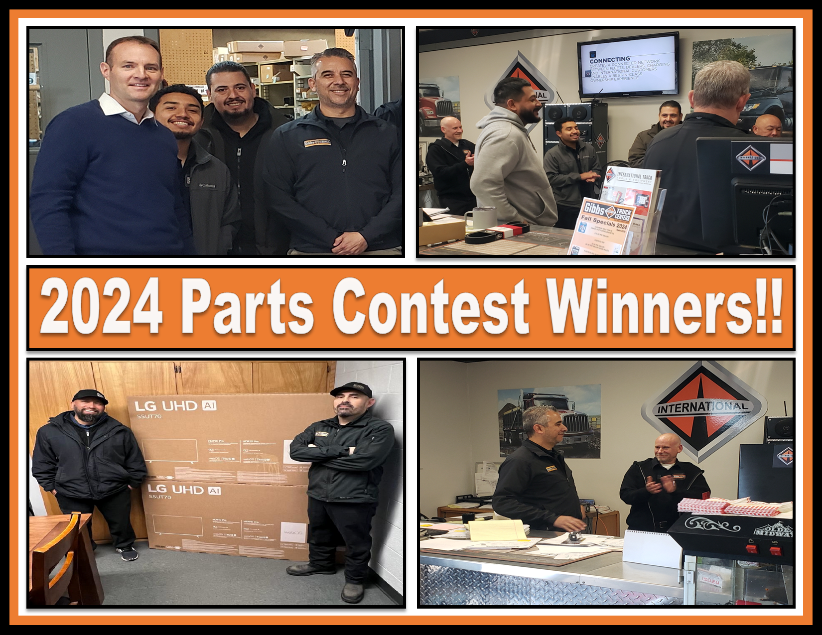 Parts Contest Winners